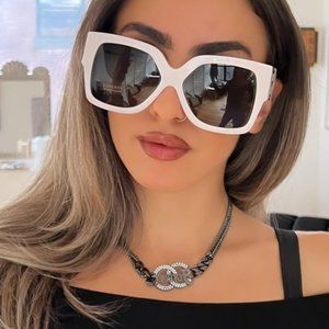 NEW Versace VE4402 White Sunglasses
